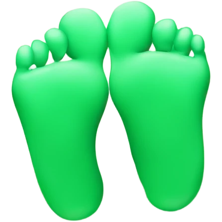 Stinky feet wit green vapours emoji