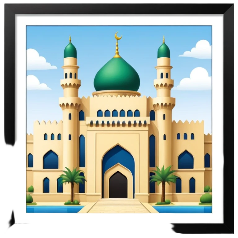 the prince's palace in Riyadh. emoji