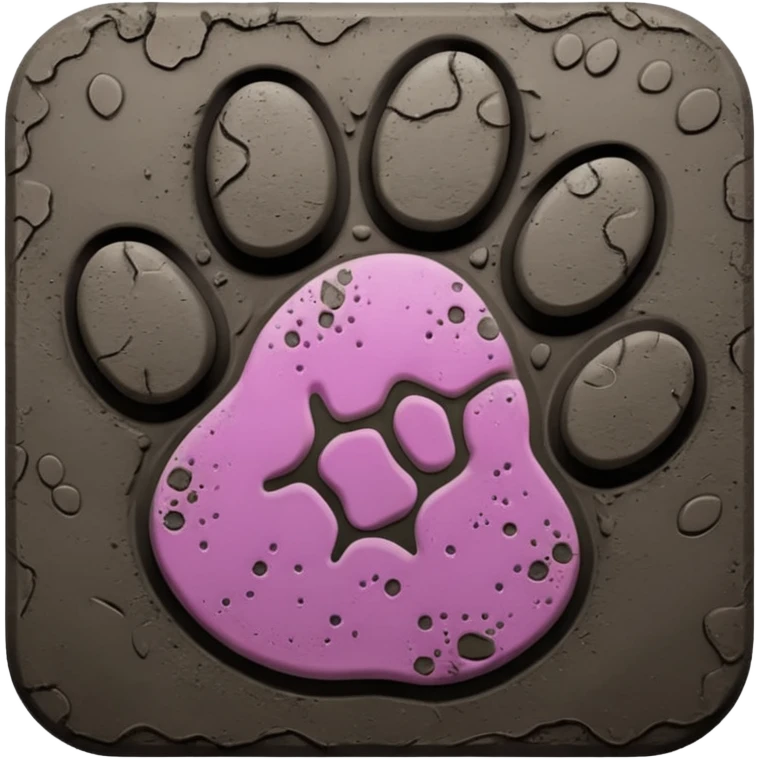 Paw print emoji