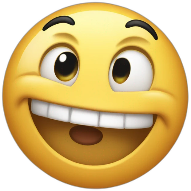 Goofy aah laugh emoji
