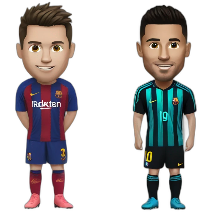 Ronaldo messi emoji