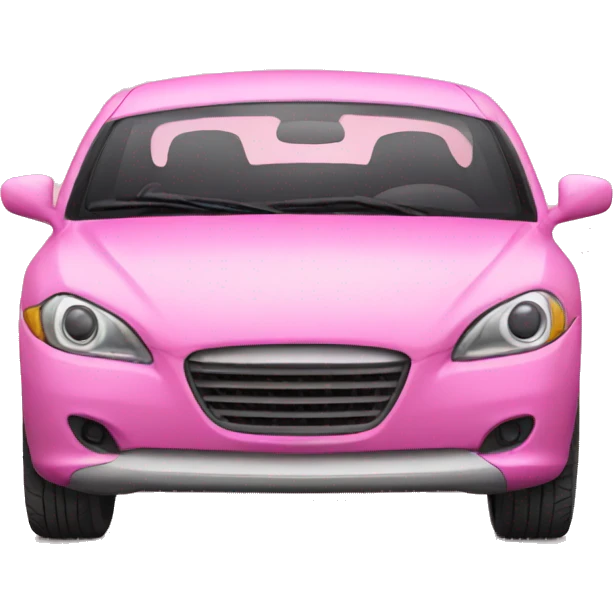 Pink car emoji