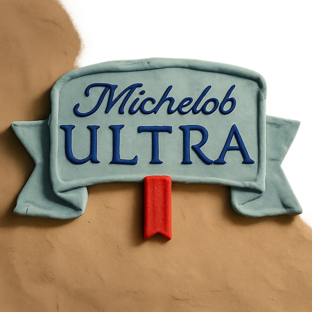 Michelob ULTRA ribbon emoji