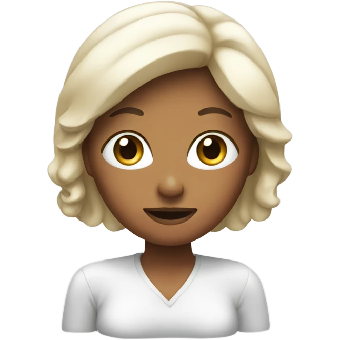 Lady with hand out emoji