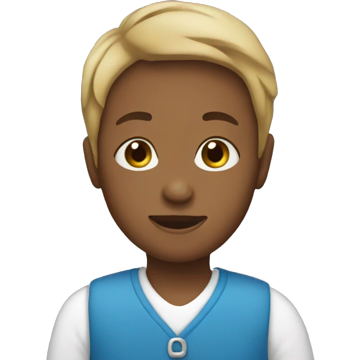 Boy Mom in blue emoji