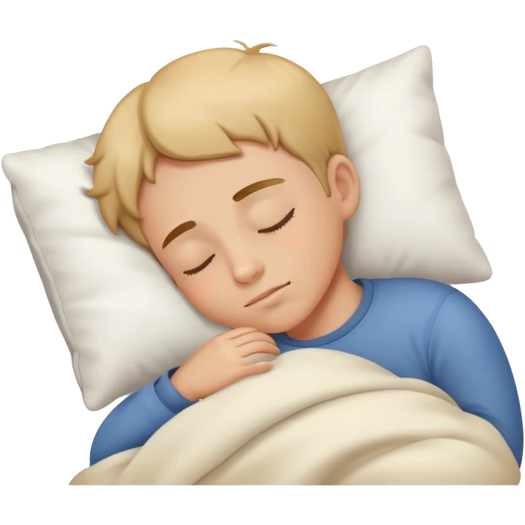 Chico durmiendo emoji