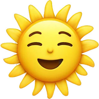 sunshine  emoji