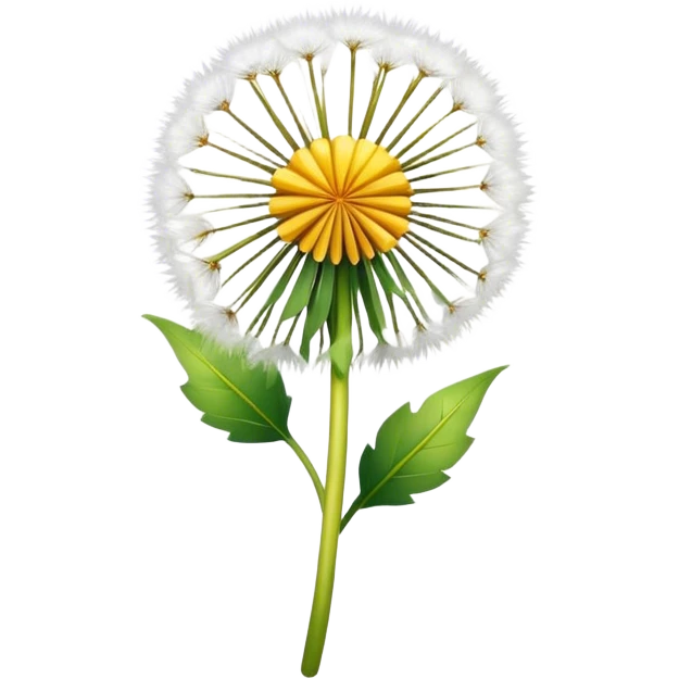 dandelion emblem emoji