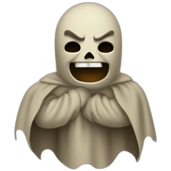 Fantôme qui a peur emoji