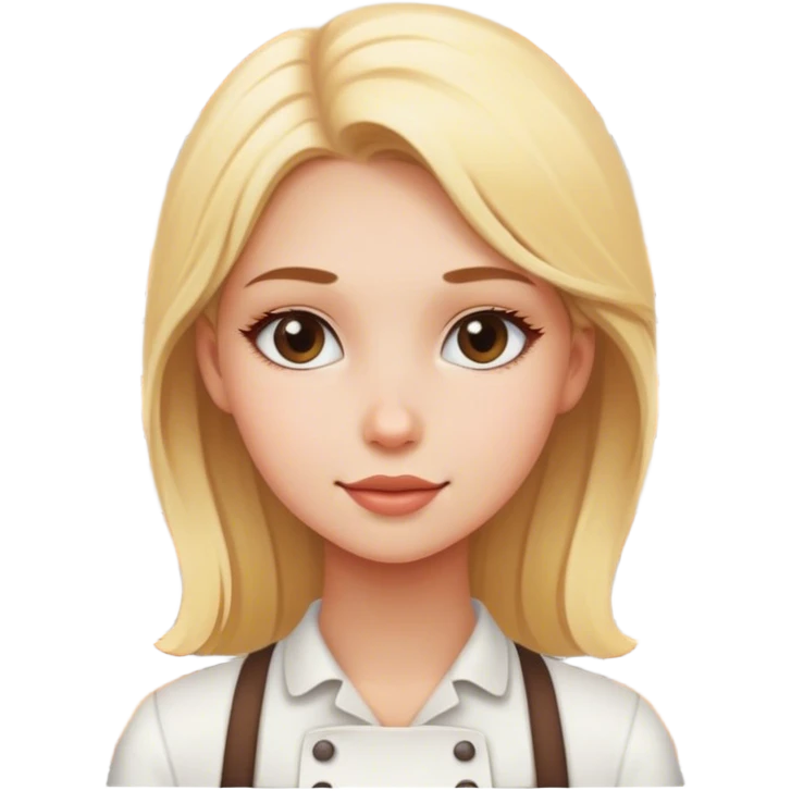 Bakery blond girl emoji