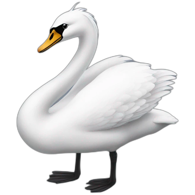 cisne negro emoji