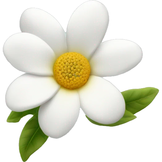 White flower clap clip emoji