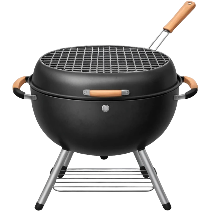 Grill – round charcoal or gas grill emoji