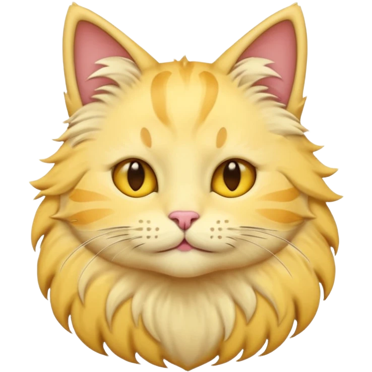 cat made of moon emojis simple  emoji