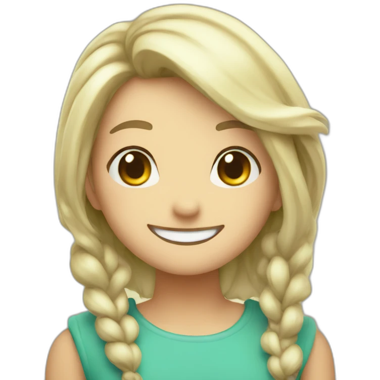 Eva Elfie smile emoji