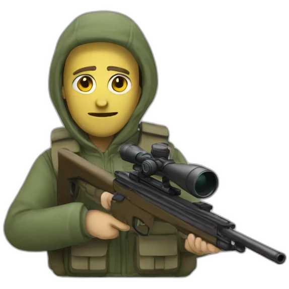 Un tir de sniper emoji