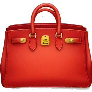 Red birkin bag emoji