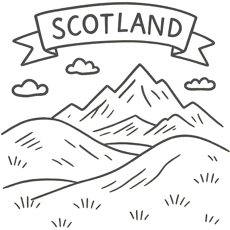 The hills of Scotland emoji