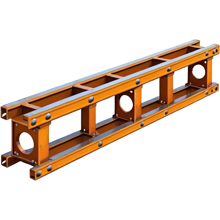 I-beam steel girder for construction emoji