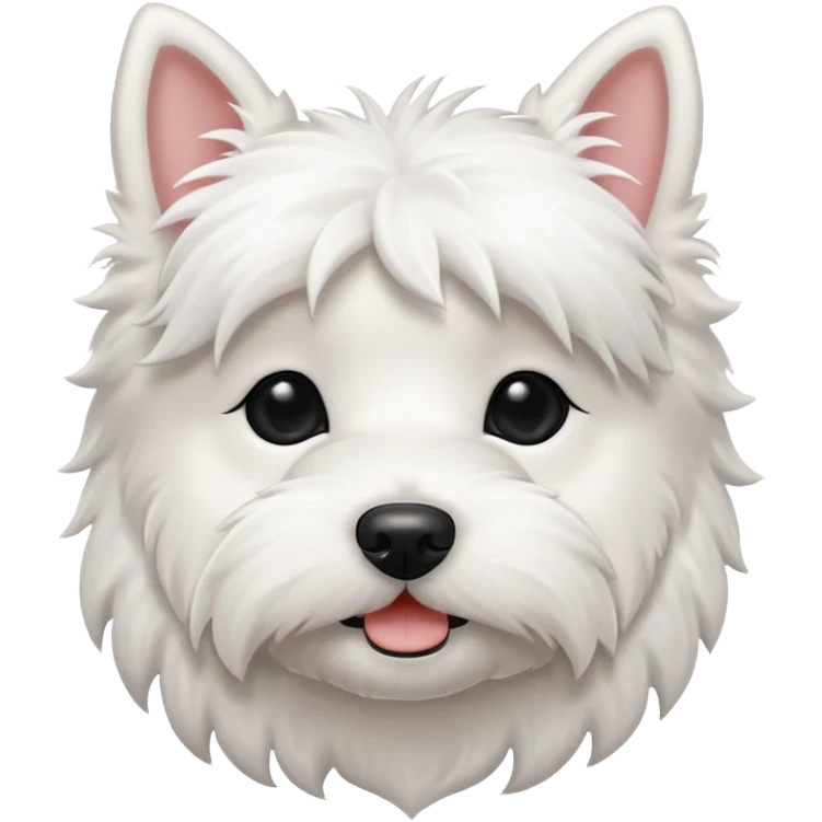 Tiny westie dog emoji