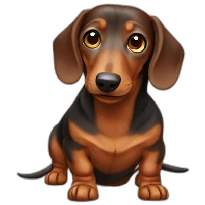 daschund emoji