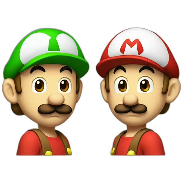 mario and luigi emoji