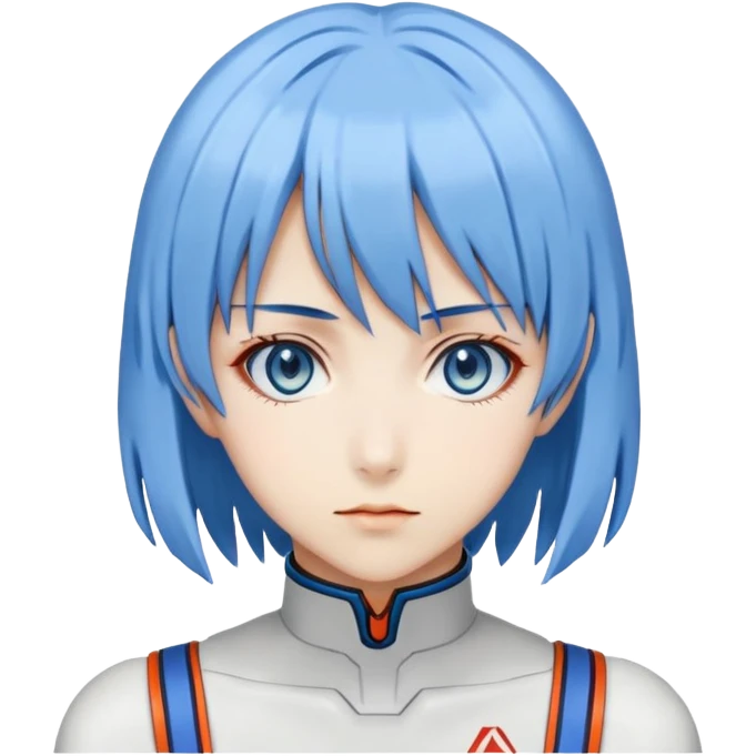 rei ayanami from neon genesis evangelion liminal emoji