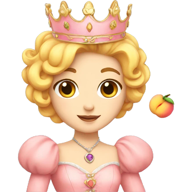 Princes peach emoji