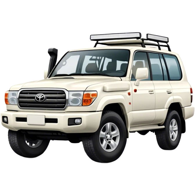 Toyota Land Cruiser - Toyota (Model Year: 2021) (Iconic colour: White) emoji