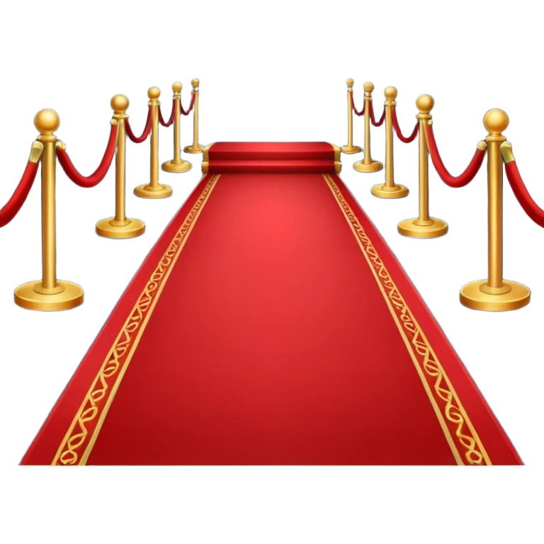red carpet emoji