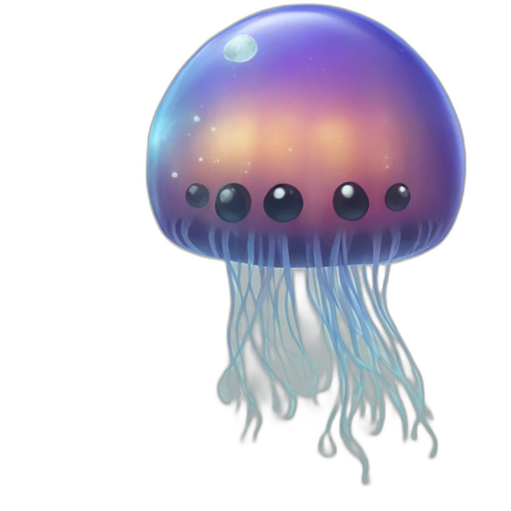 Jellyfish Moon emoji