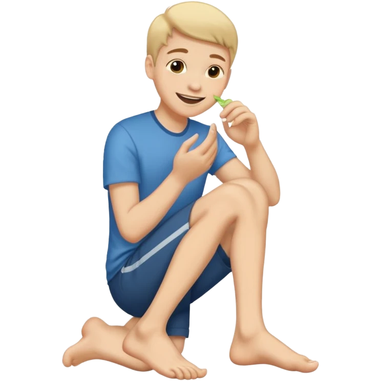 Ayak koklayan emoji emoji