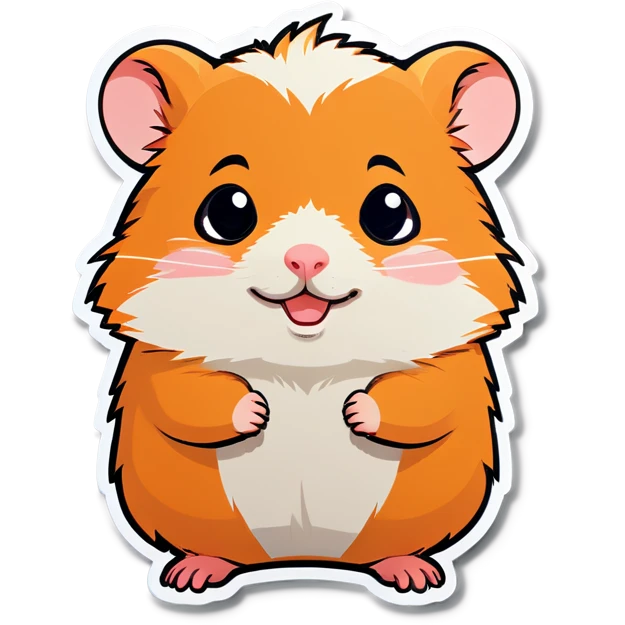 cute hamster tearful emoji