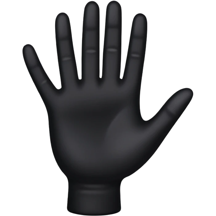 black hand shows class emoji