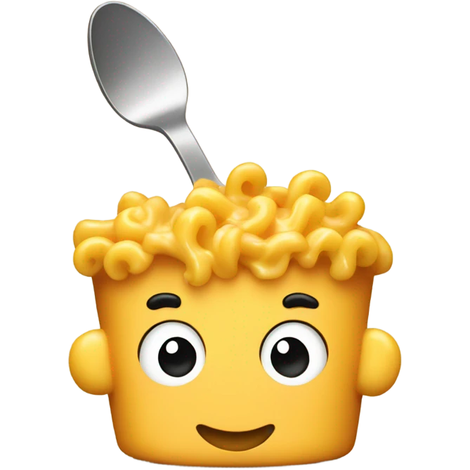Mac and cheese emoji