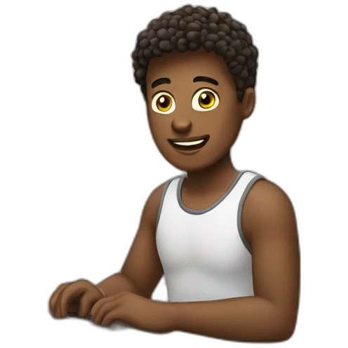 young-man-and-laptop emoji