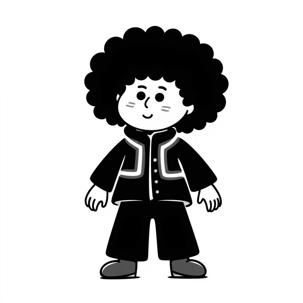Cabbage Patch Kid dressed as Tron character with neon lights, 80's retro sci-fi style emoji