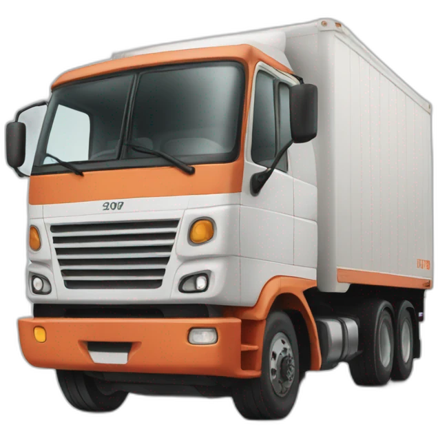 shipping truck emoji