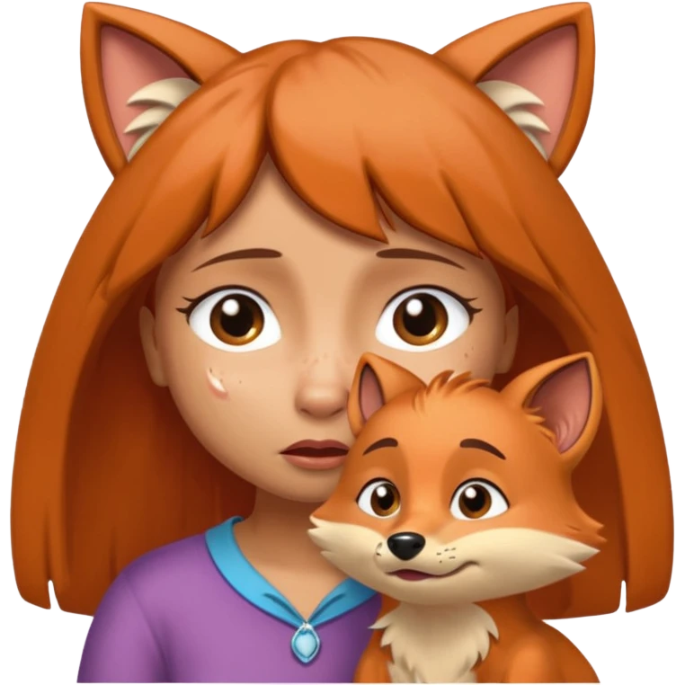 Make Dora and Swiper the fox crying emoji