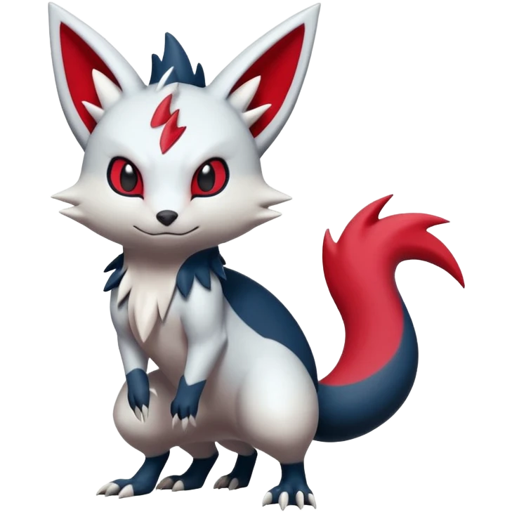 Sneasel-Zangoose-Fakémon-hybrid-creature (full body)  emoji