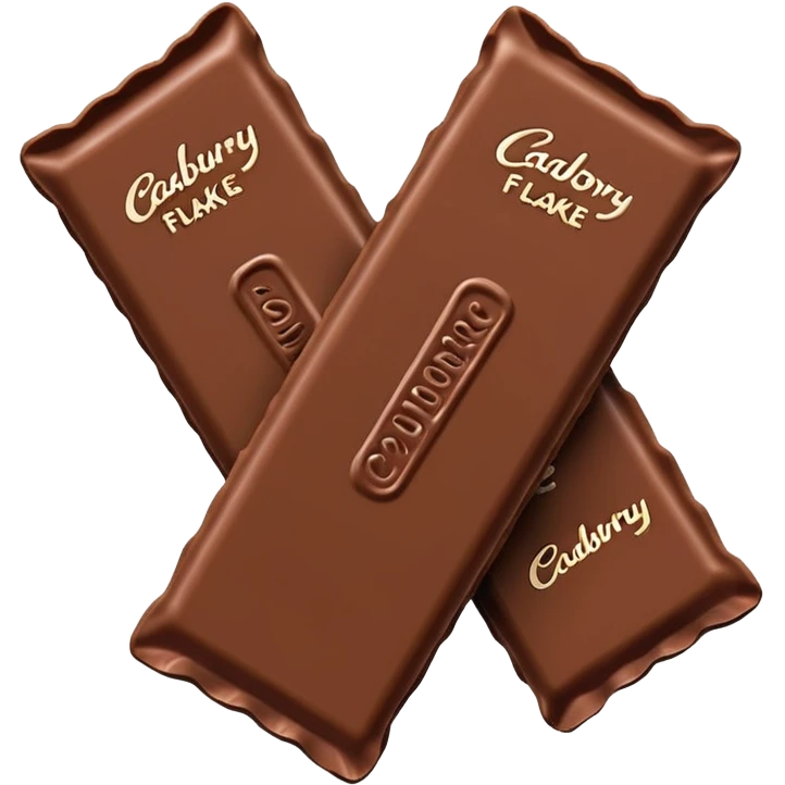  cadbury flake skinny chocolate bar  emoji