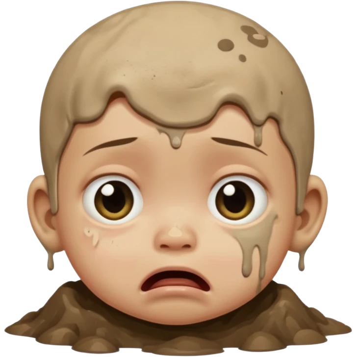 A baby that feels disgusting emoji
