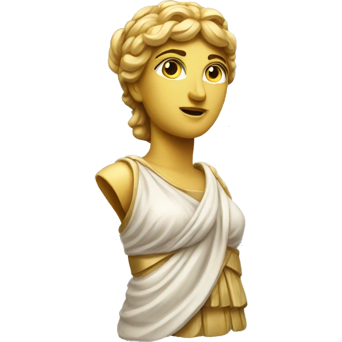athena statue emoji