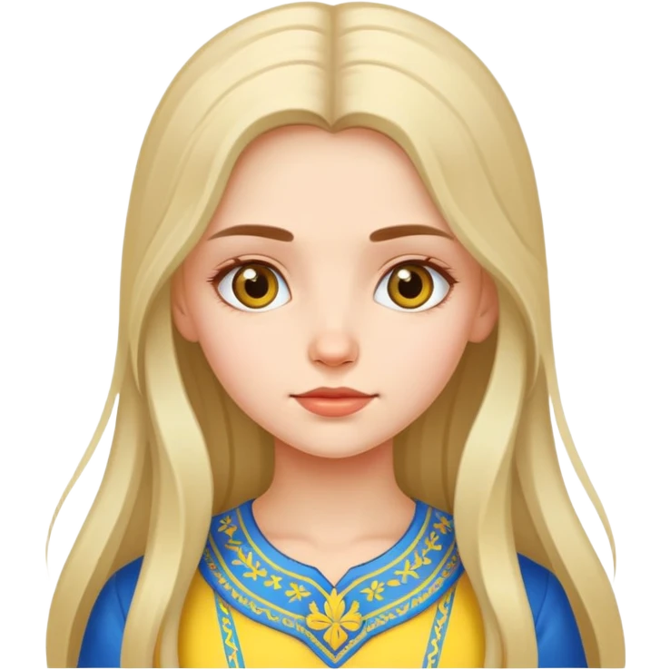 Ukrainian girl  emoji