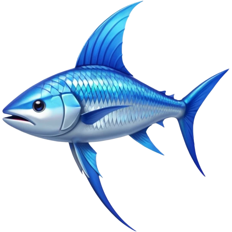 marlin fish pointy snout emoji