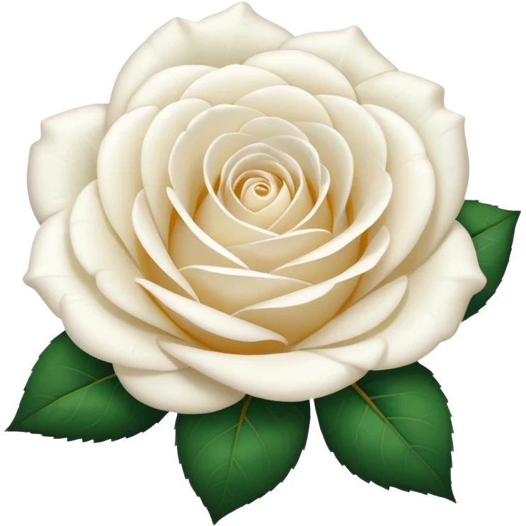 Rose blanche emoji