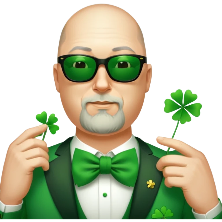 Stylish Leprechaun emoji