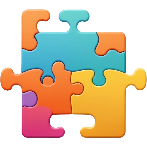 a single puzzle piece emoji