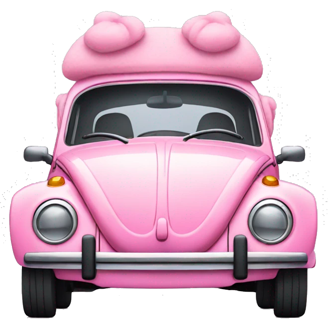 volkswagen bug pink cute profile emoji