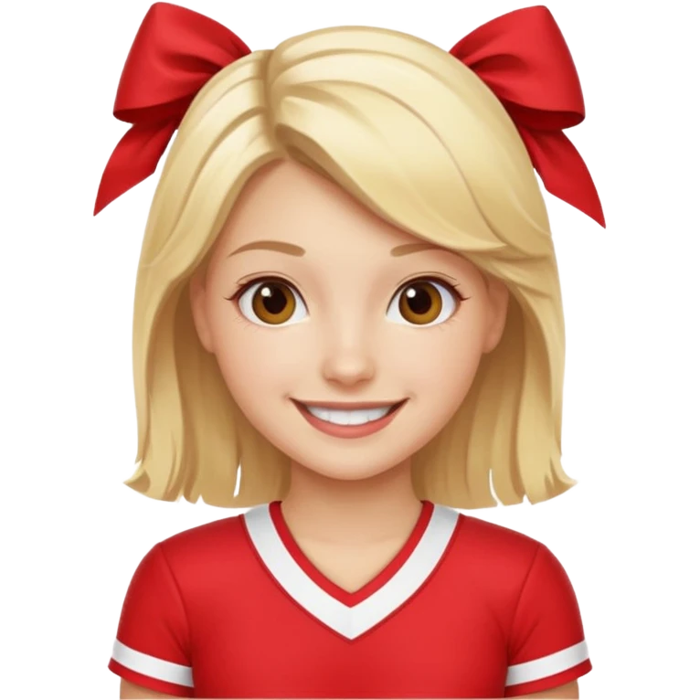 create an emoji of a cheerleader emoji